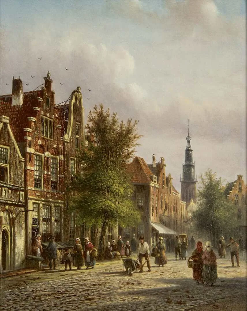 Johannes Fanciscus Spohler: Hollands stadsgezicht