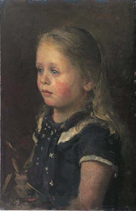 Willem Bastiaan Tholen: Portret van een jong meisje