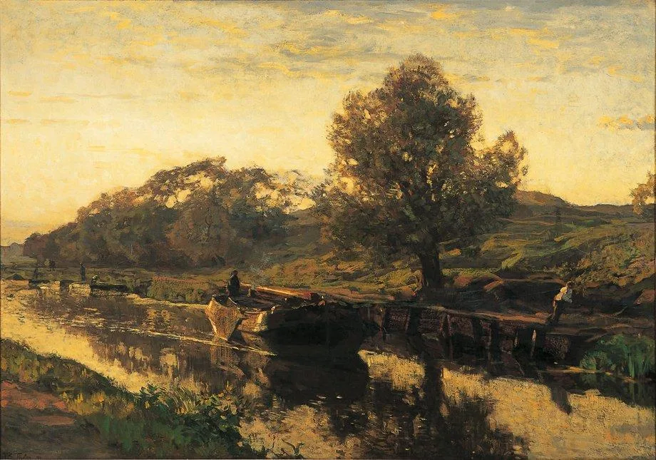 Willem Bastiaan Tholen: Het kanaal bij de Witte Brug te Den Haag