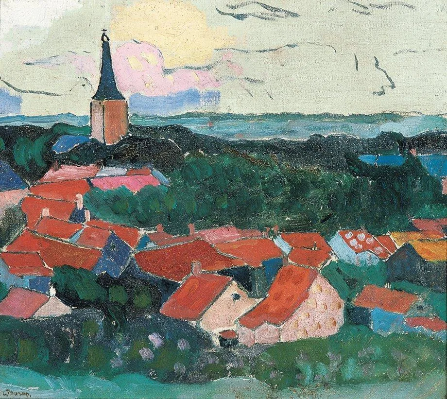 Charley Toorop: Gezicht op Domburg