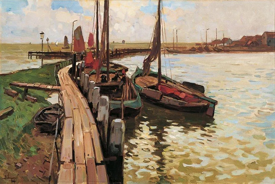 Ben Viegers: De haven van Volendam