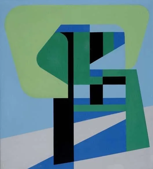 Jan van der Zee: Compositie met boom