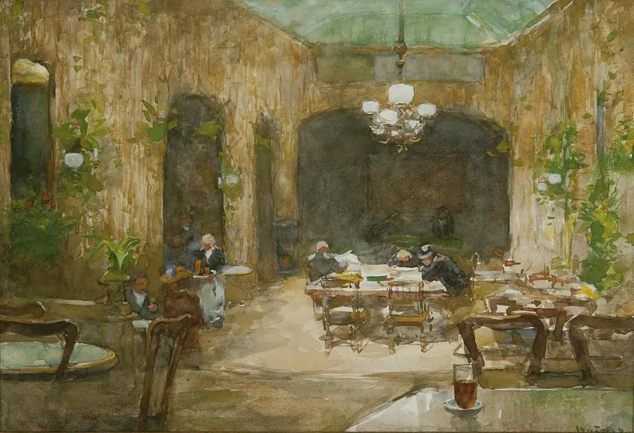 Willem de Zwart: Café Centraal, Den Haag