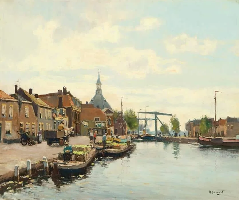 Arie Zwart: Een zonnige dag in Leidschendam