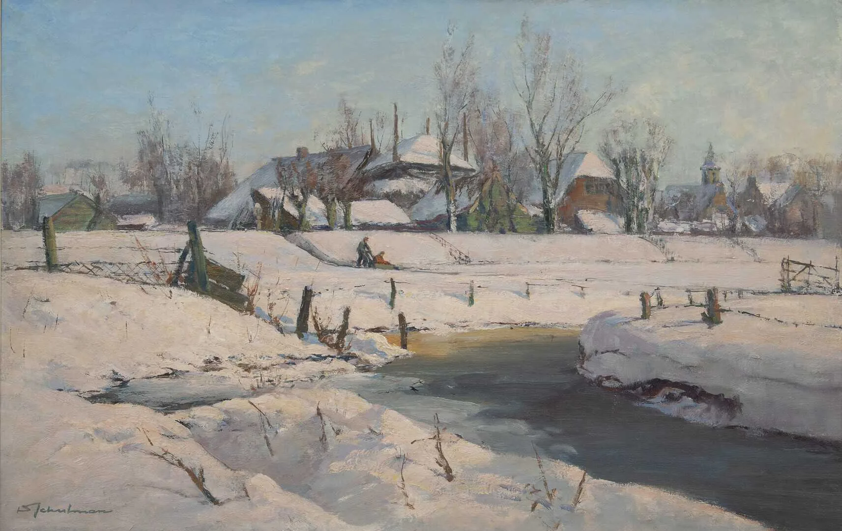 David Schulman: Tienhoven in de winter