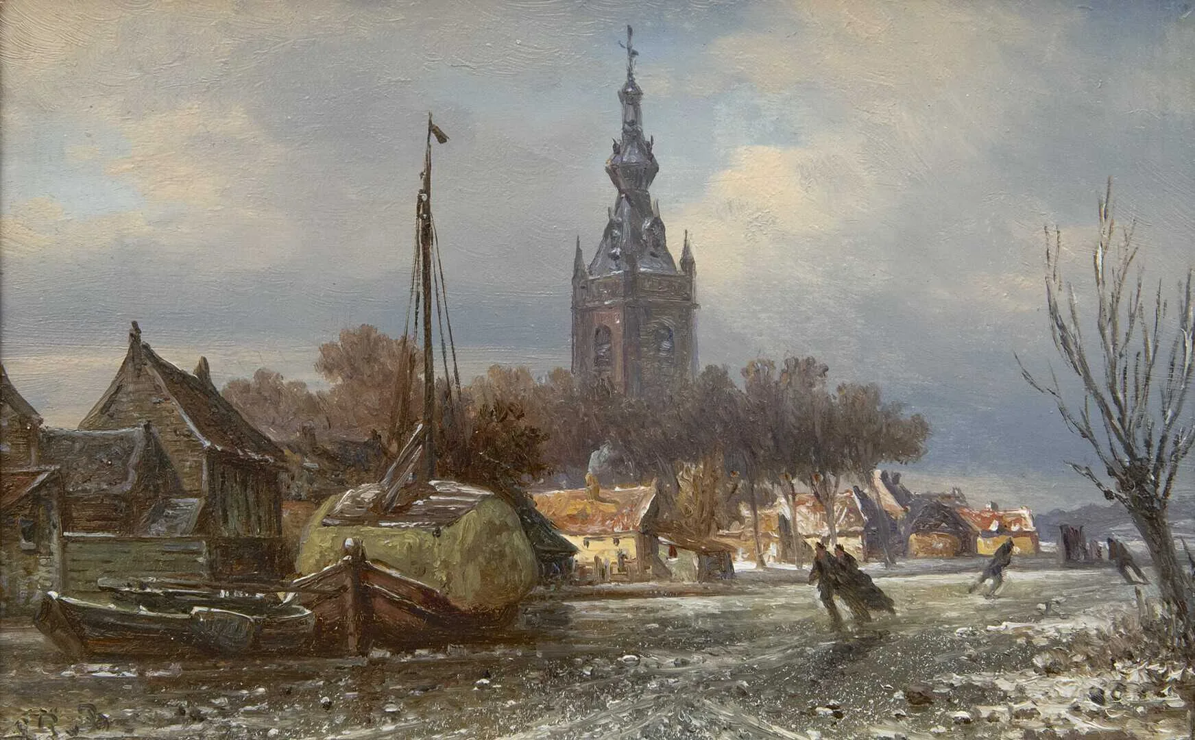 Elias Pieter van Bommel: Schaatsplezier bij Overschie