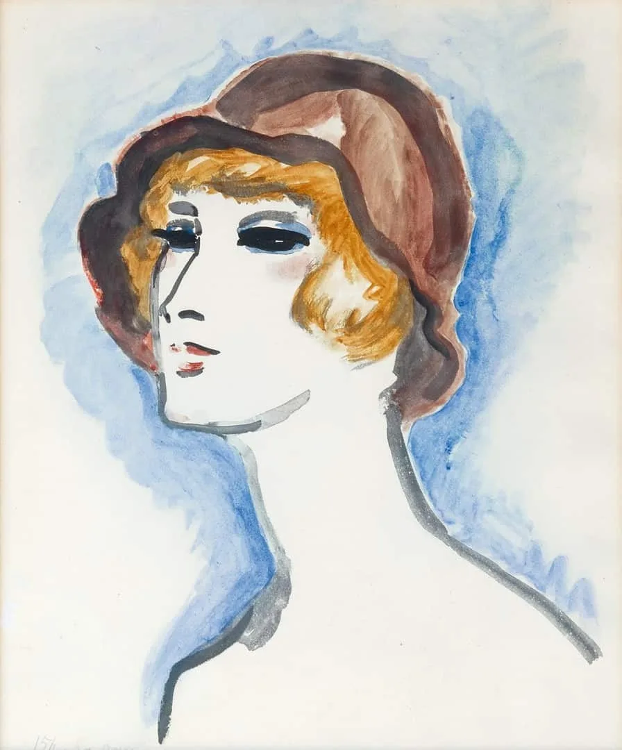 Kees van Dongen: Meisje met hoed