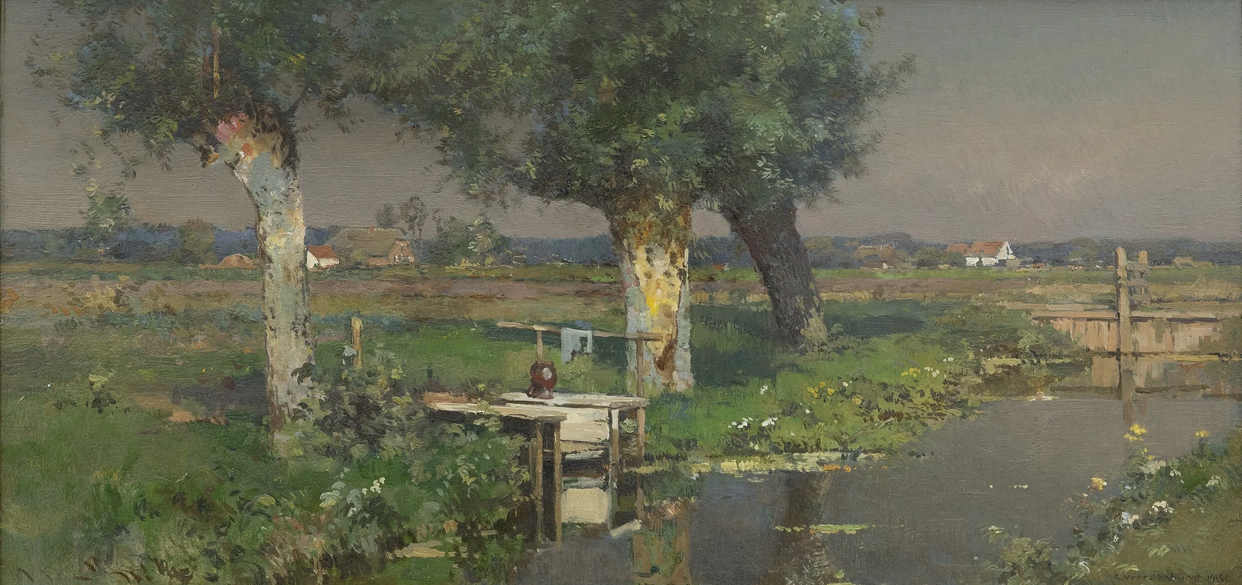 Cornelis Vreedenburgh: Zonnig landschap