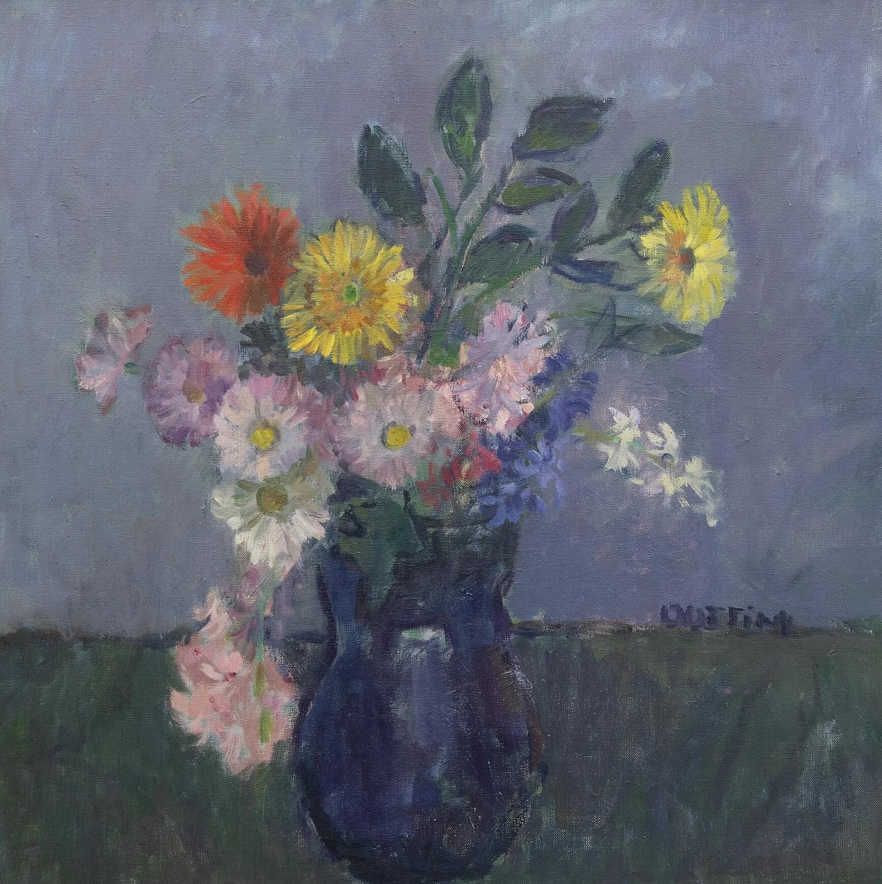 Jeanne Bieruma Oosting Kleurrijk boeket bloemen