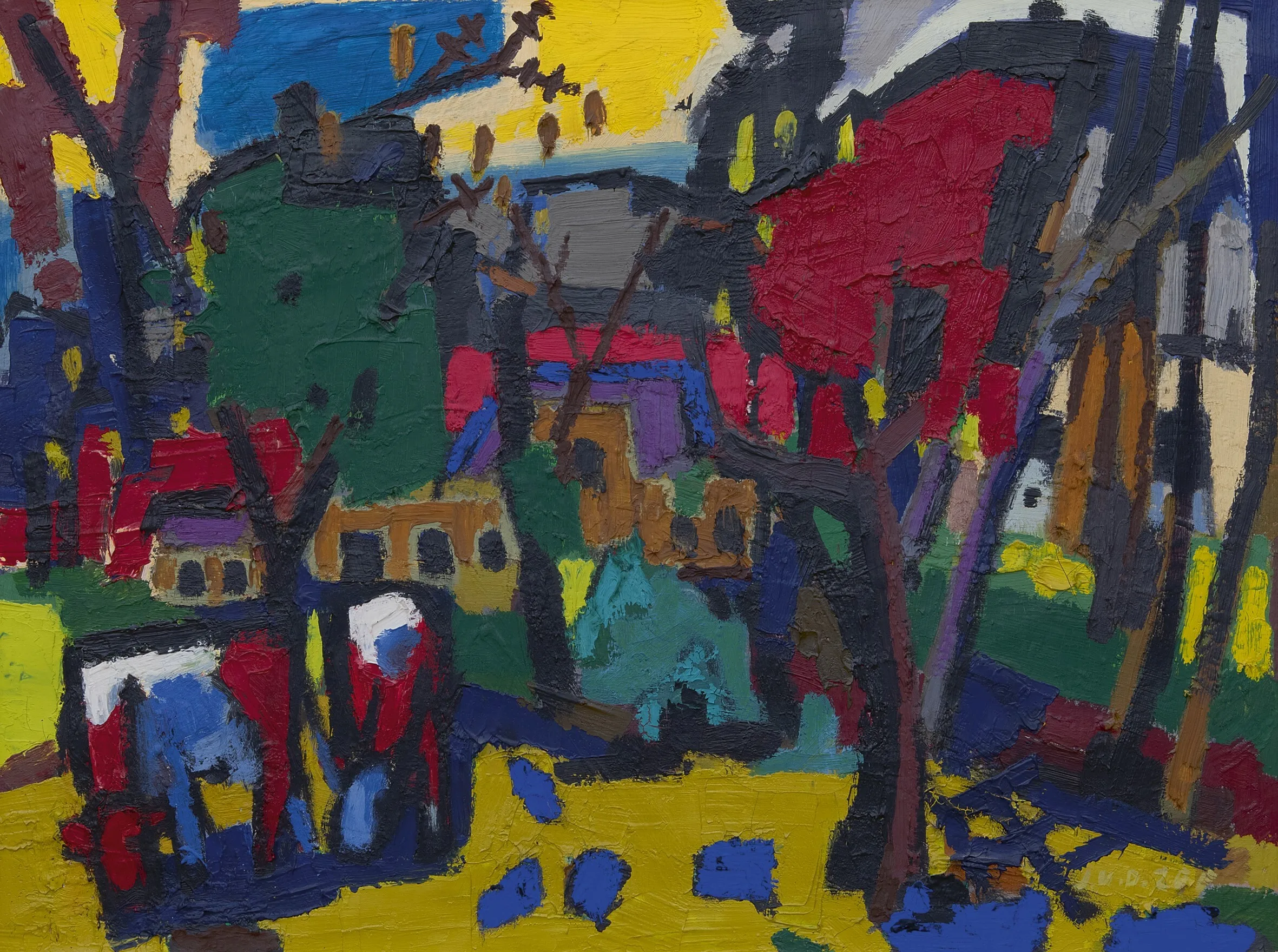 Jan van der Zee: Kleurrijk landschap