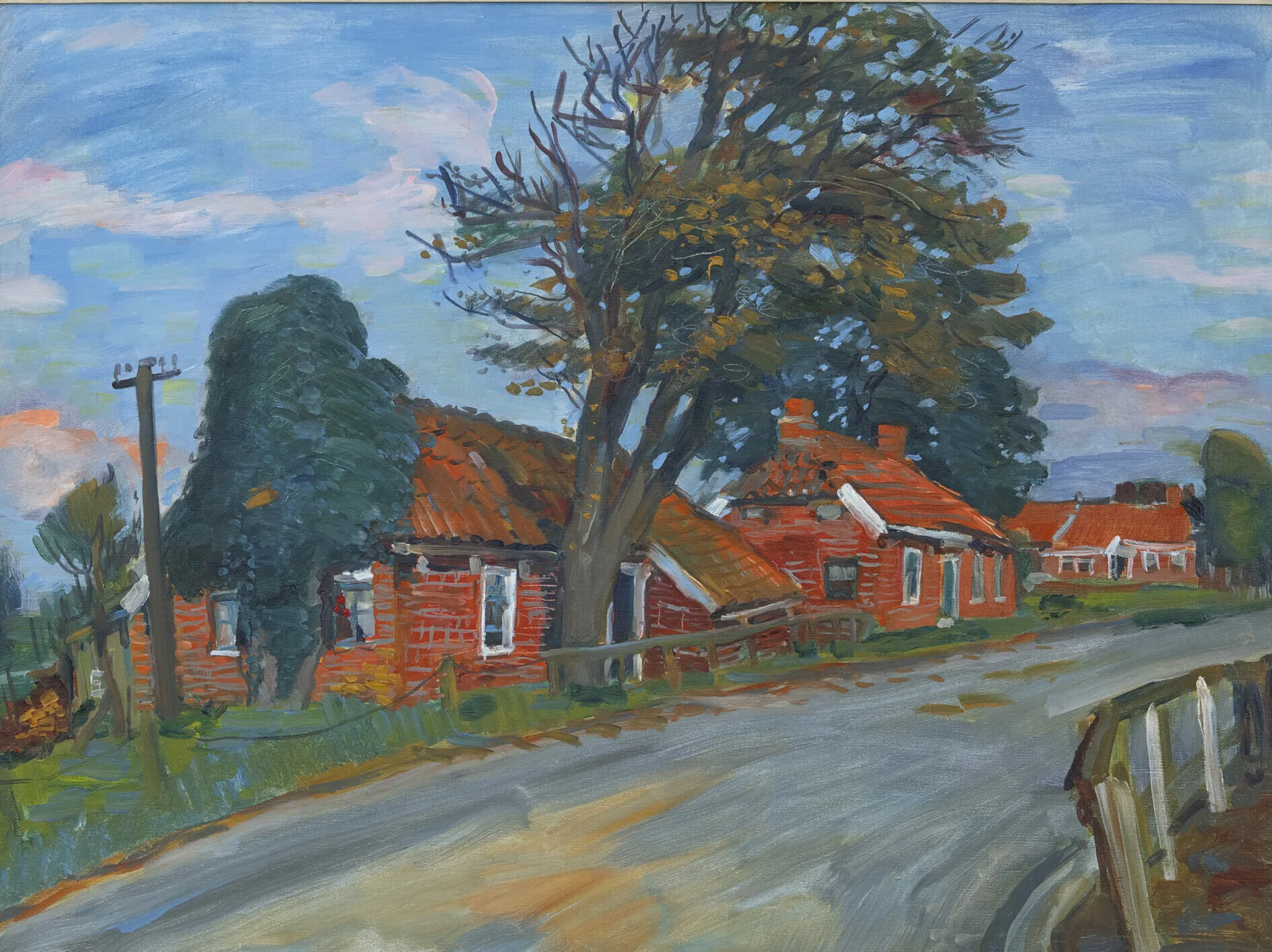 Johan Dijkstra: Gezicht op St. Annen (Groningen)