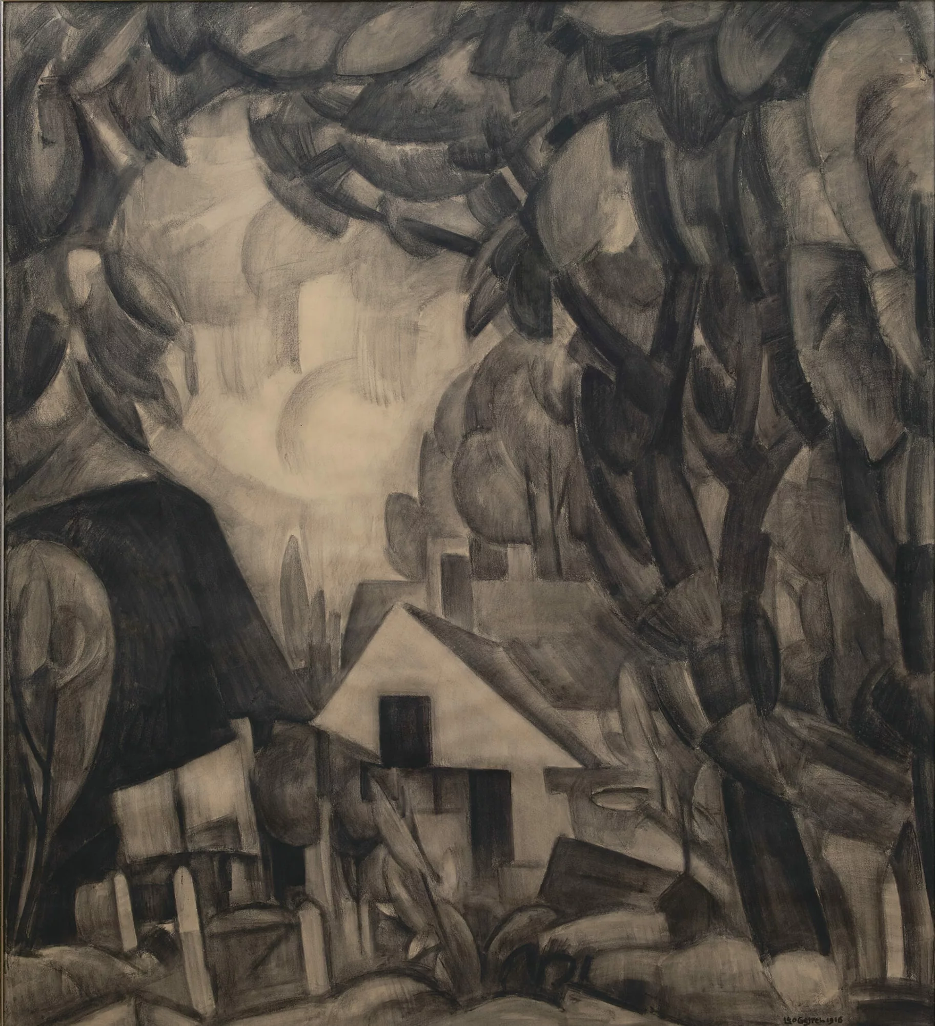 Leo Gestel: Boerderij de Standvastigheid Bergen