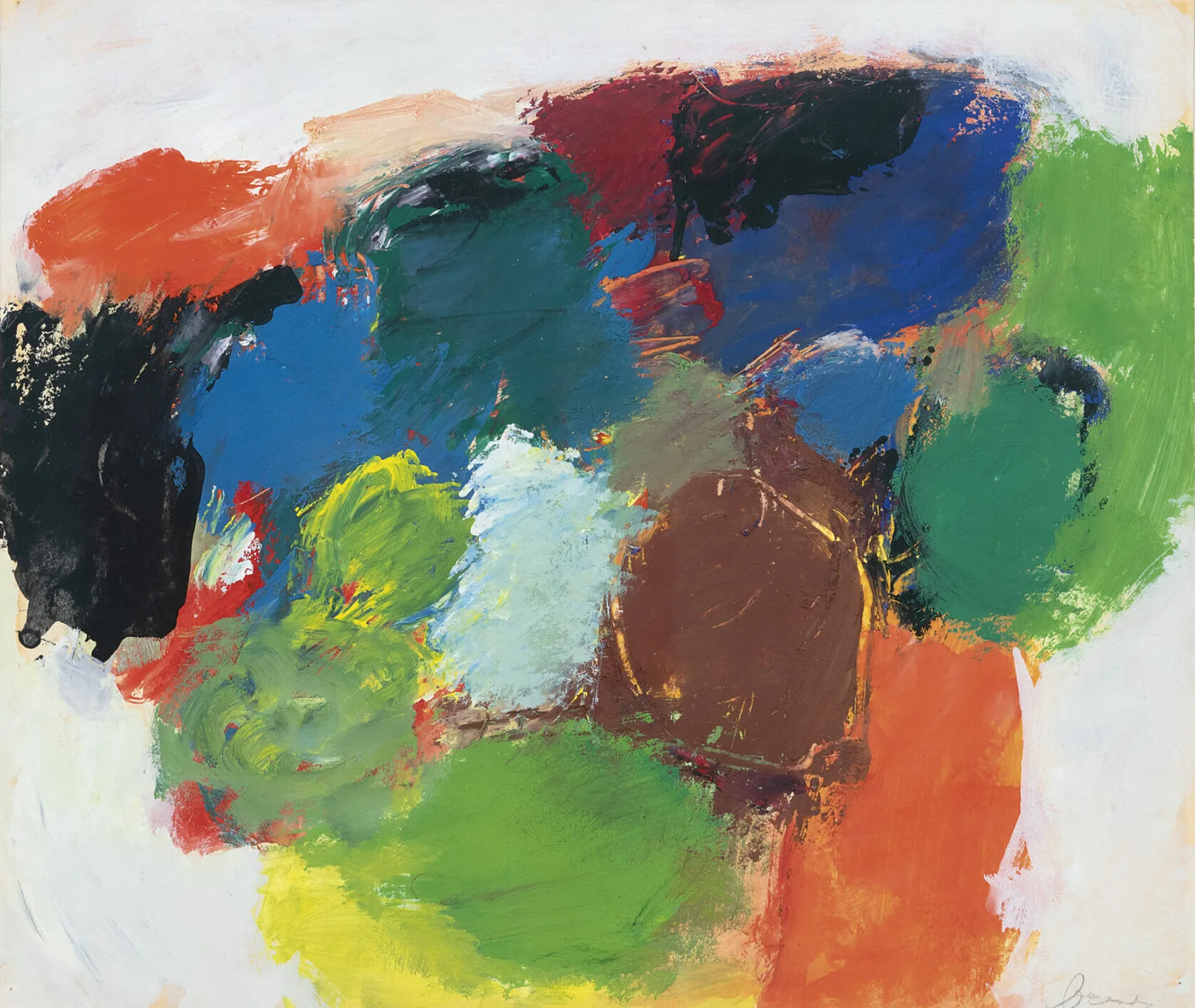 Eugène Brands: Kleurrijke compositie