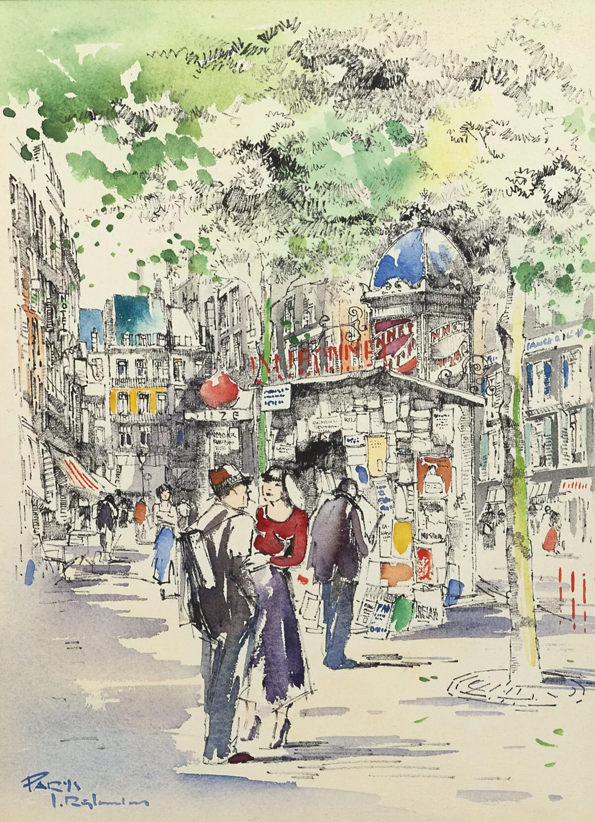 Jan Rijlaarsdam: Parijs straatje