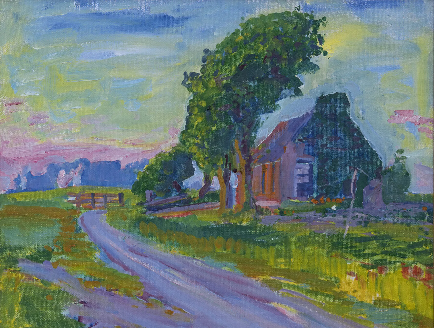 Johan Dijkstra: Boerderij in het Groningerland
