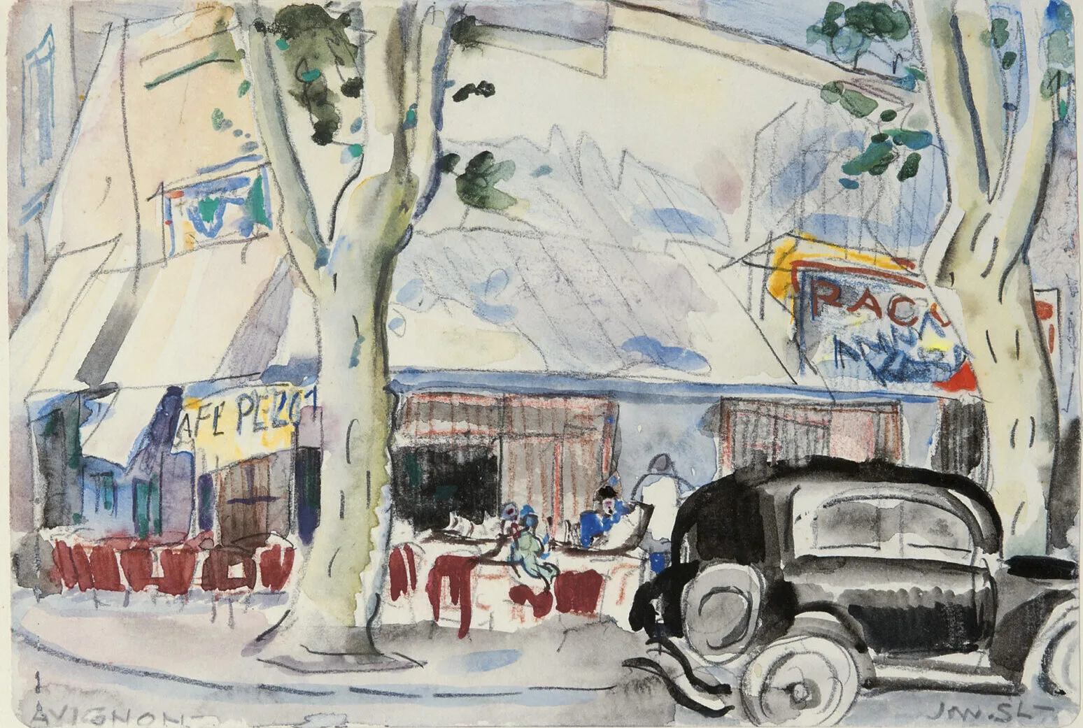 Jan Sluijters: Straatje in Avignon