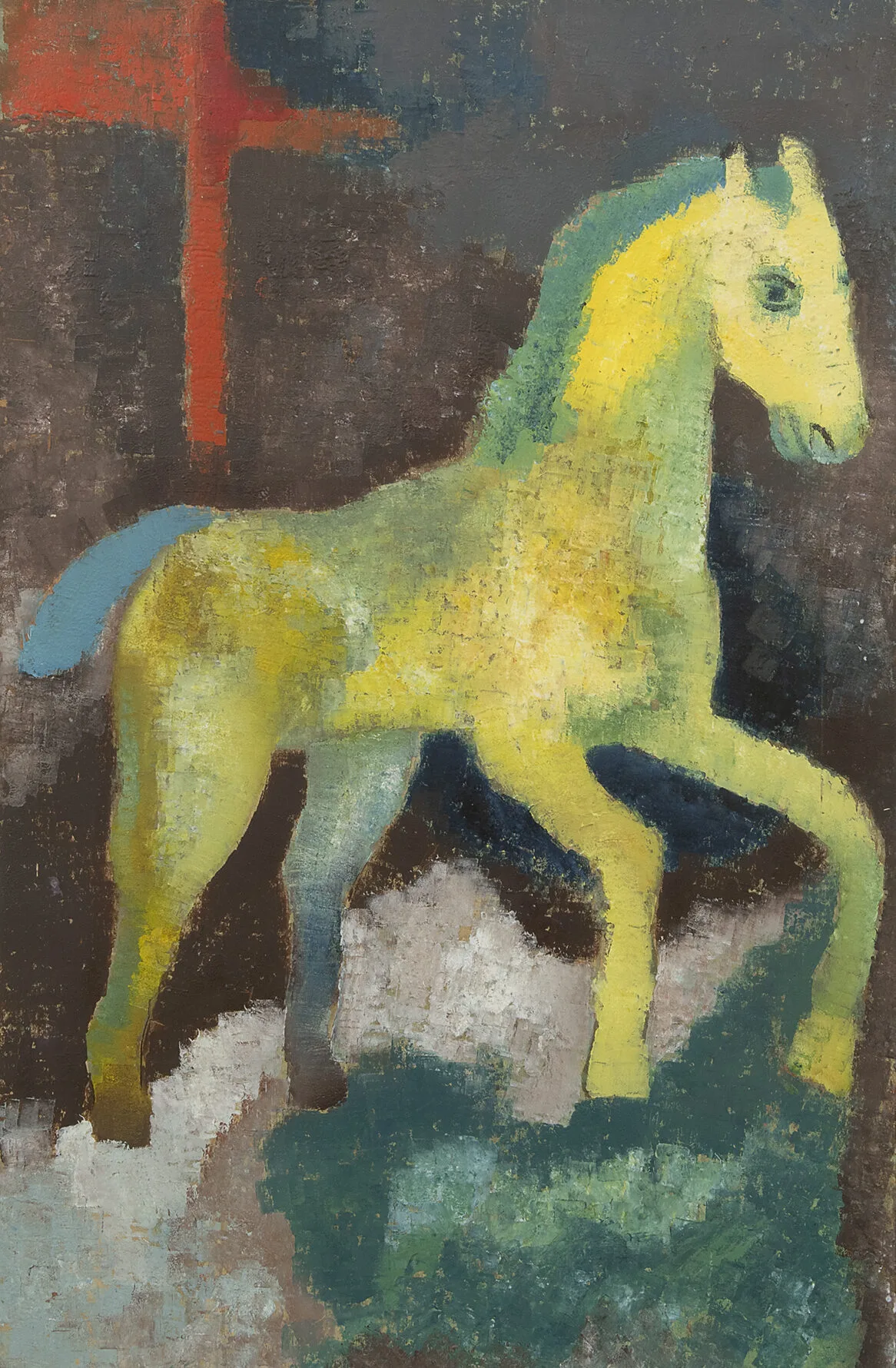 Hendrik Nicolaas Werkman: Geel paard