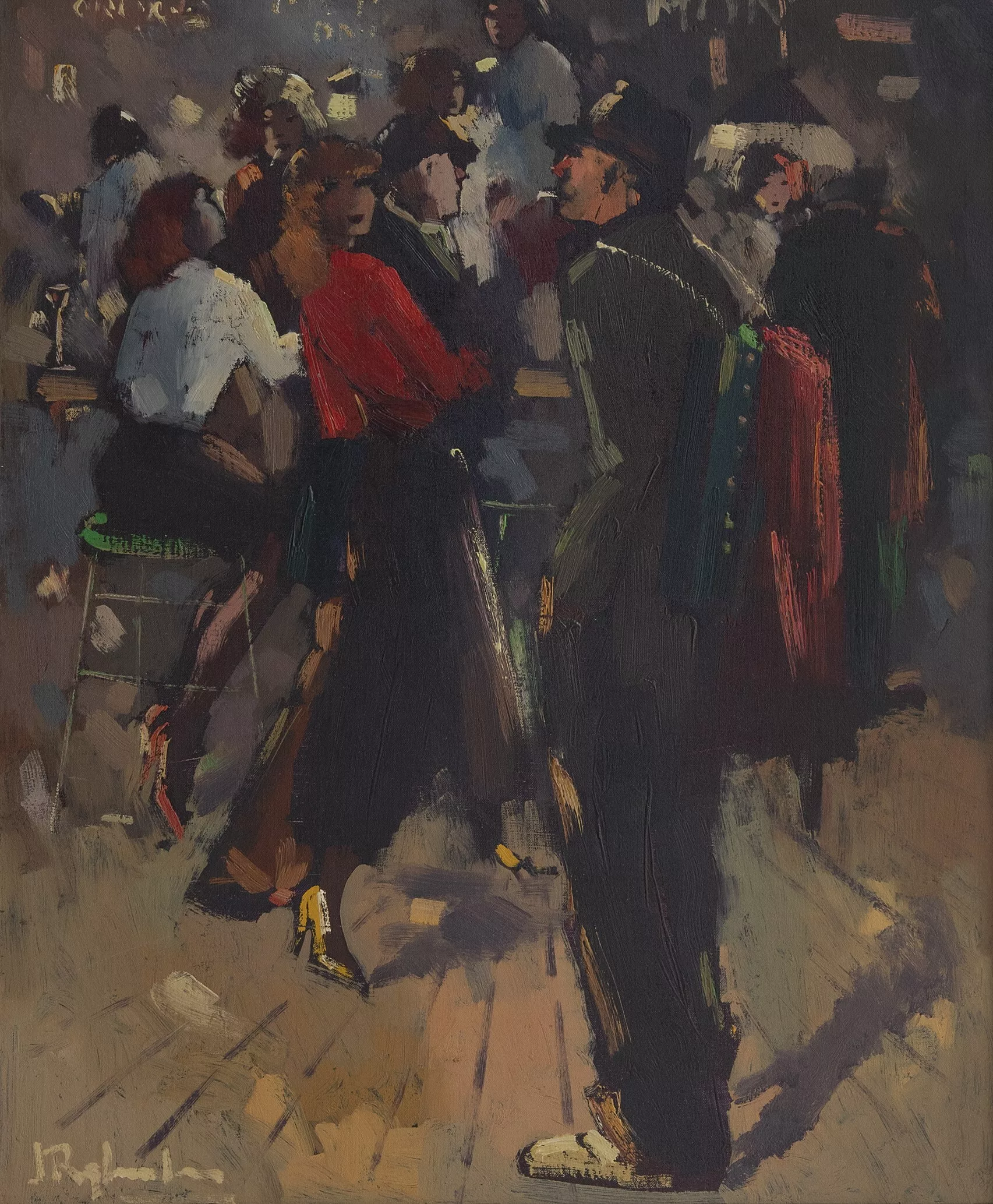 Jan Rijlaarsdam: Caféscène