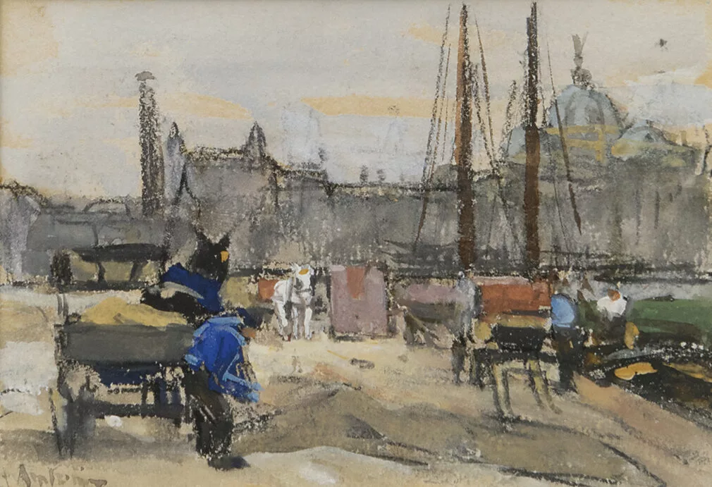Floris Arntzenius: Haringkade in Scheveningen