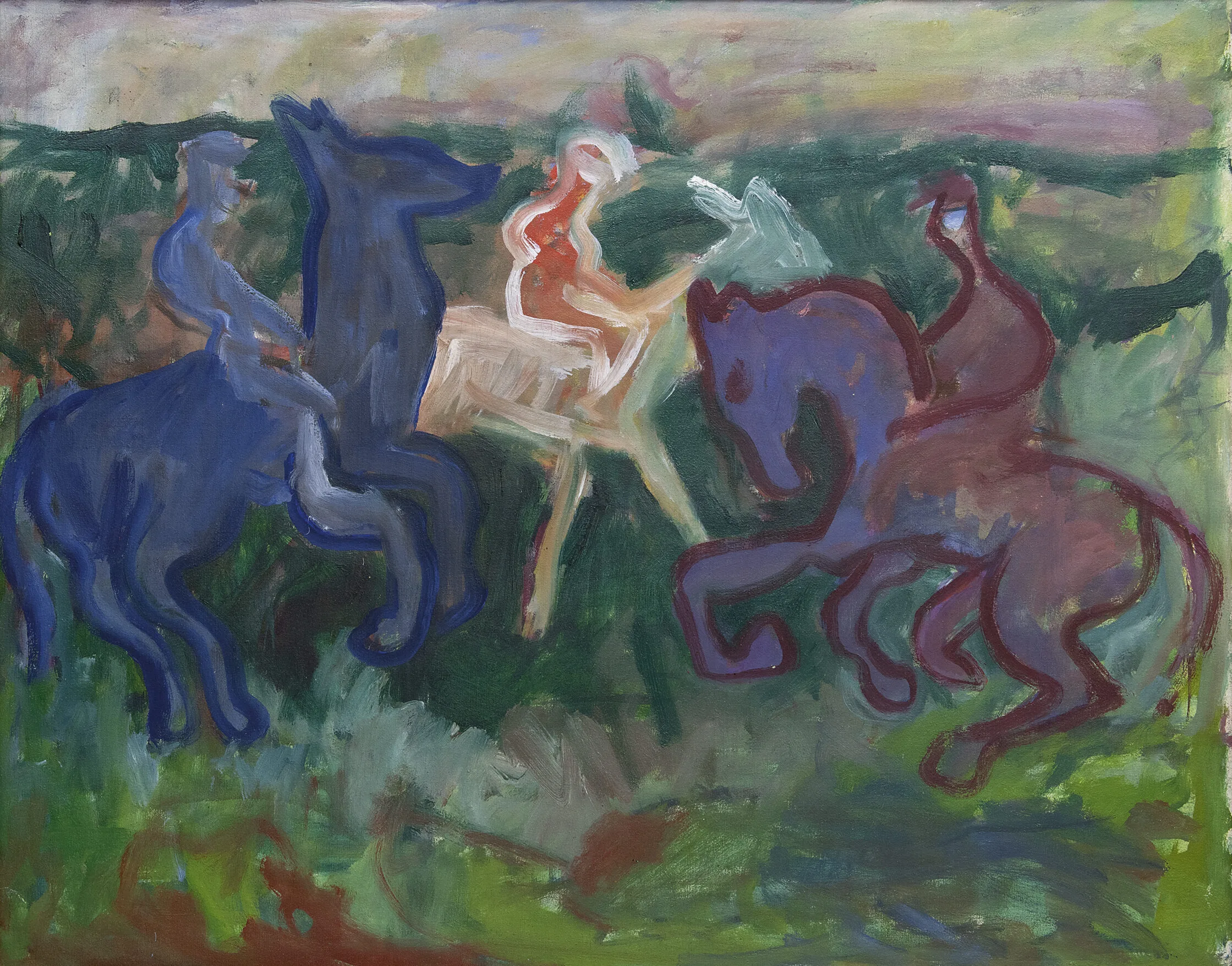 Hendrik Nicolaas Werkman: Drie ruiters