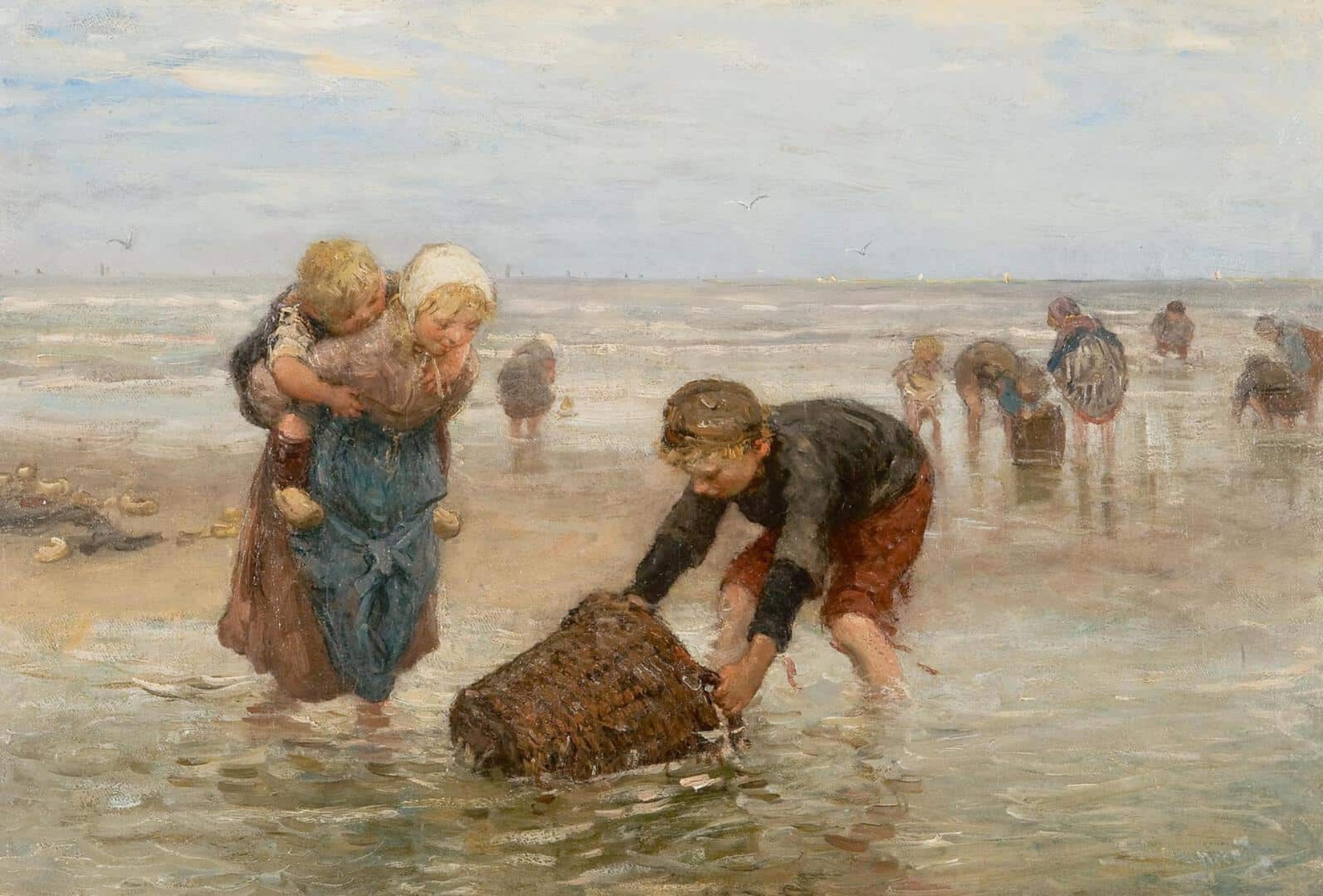 Bernardus Johannes Blommers: De garnalenvangst van de visserskinderen