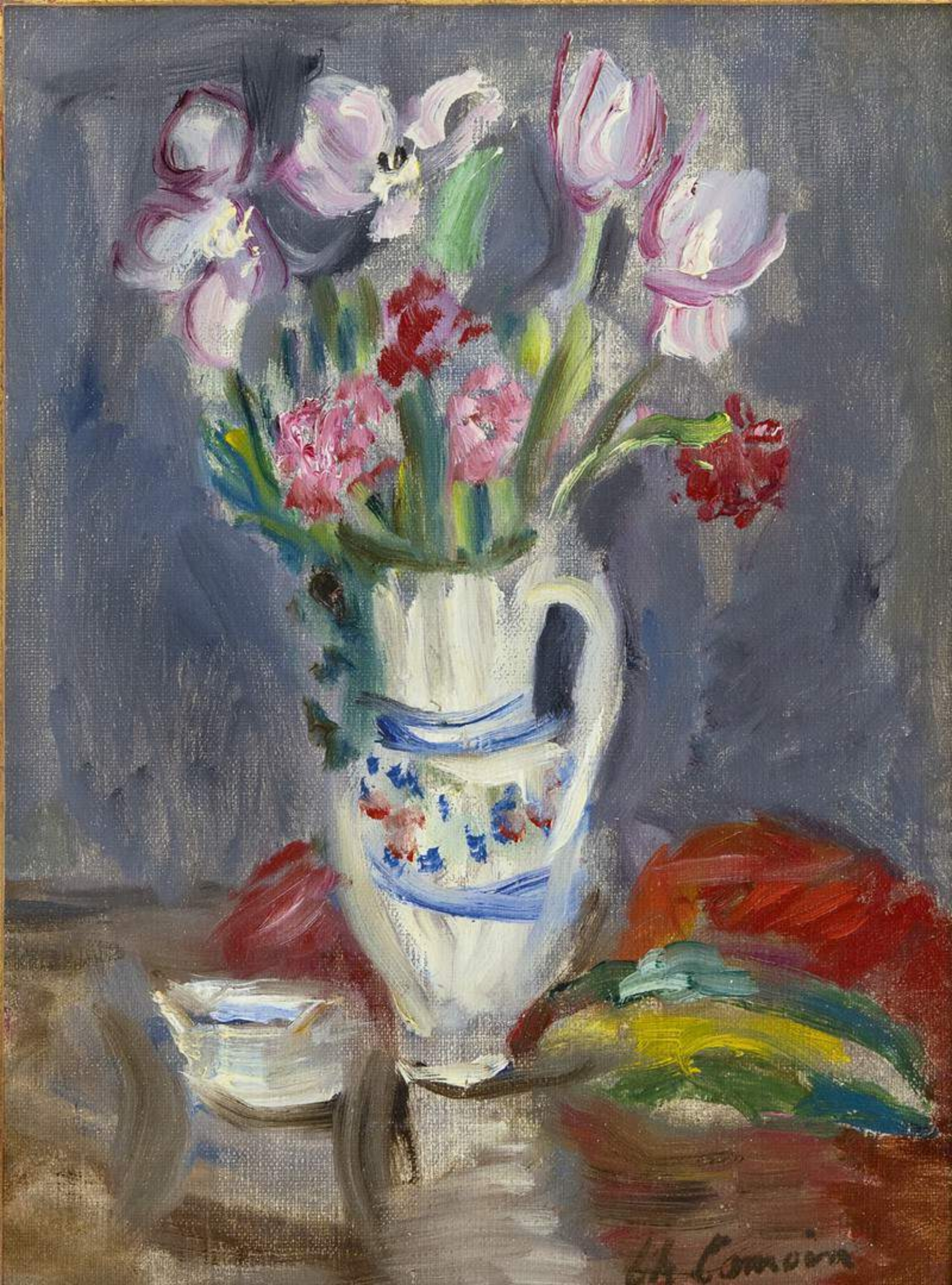 Charles Camoin: Gemengd boeket in vaas