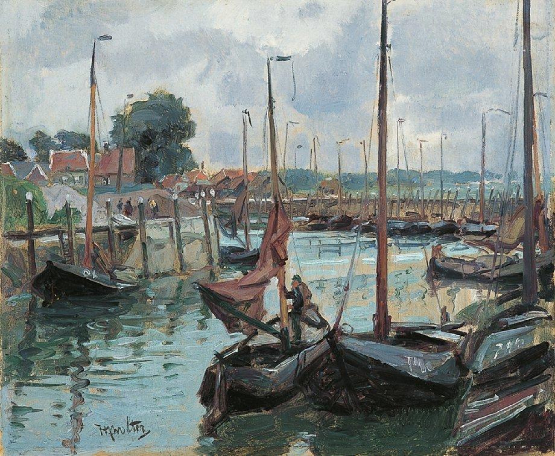 Hendrik Jan Wolter: De haven van Tholen