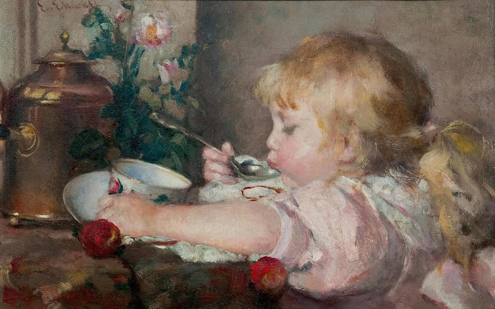Emma Ekwall: Kopje soep eten