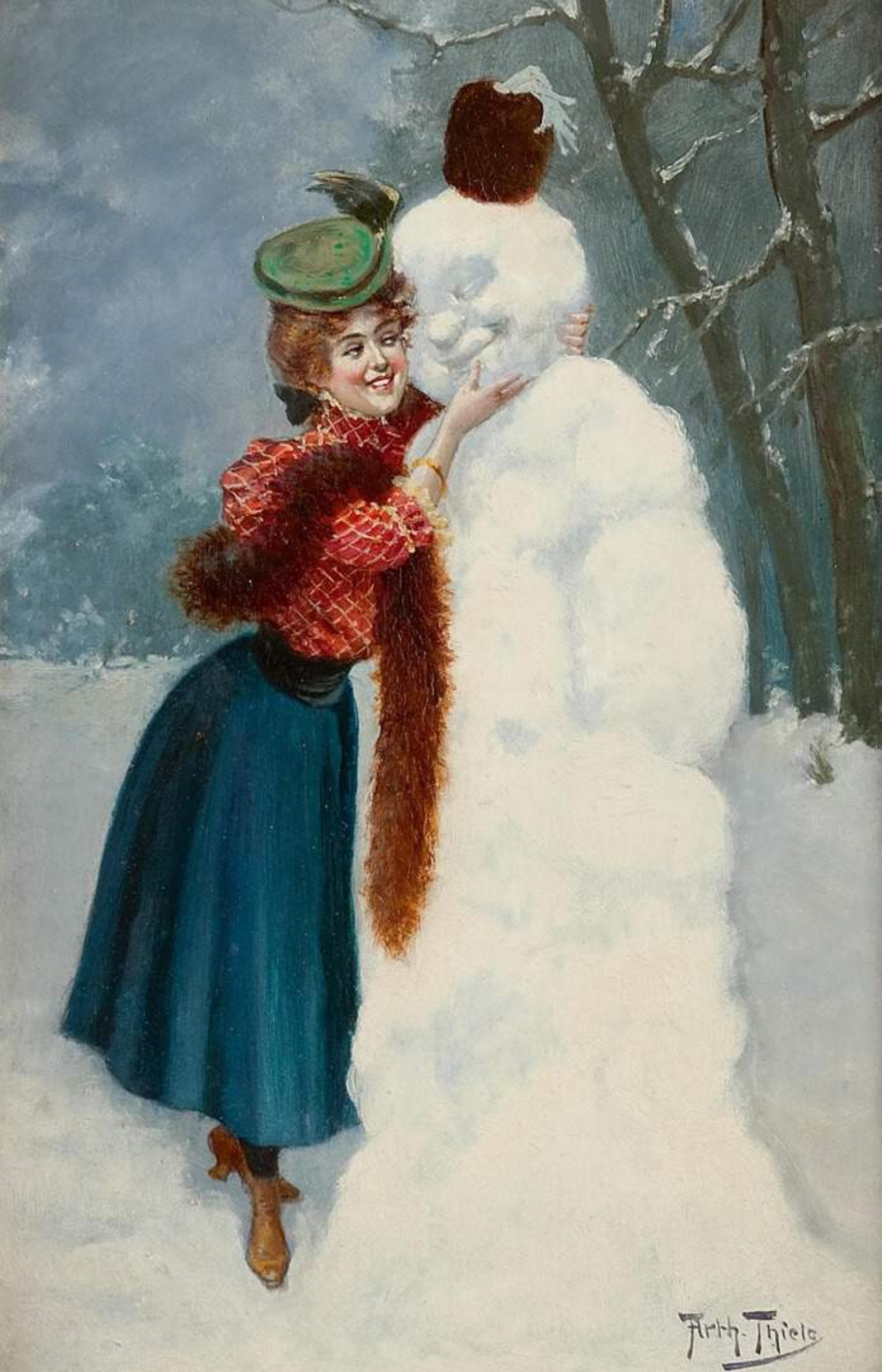 Arthur Thiele: Flirt met de sneeuwpop
