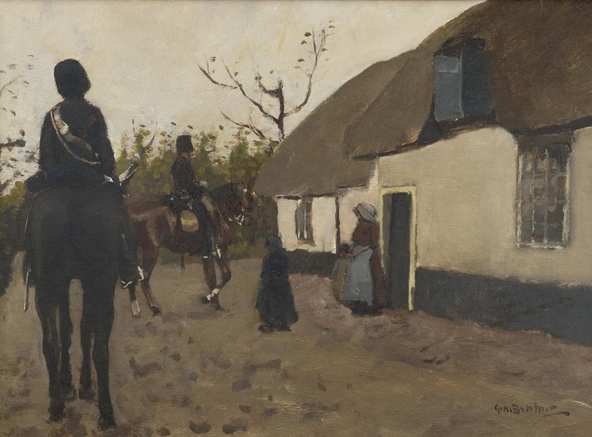George Hendrik Breitner: Huzaren op verkenning