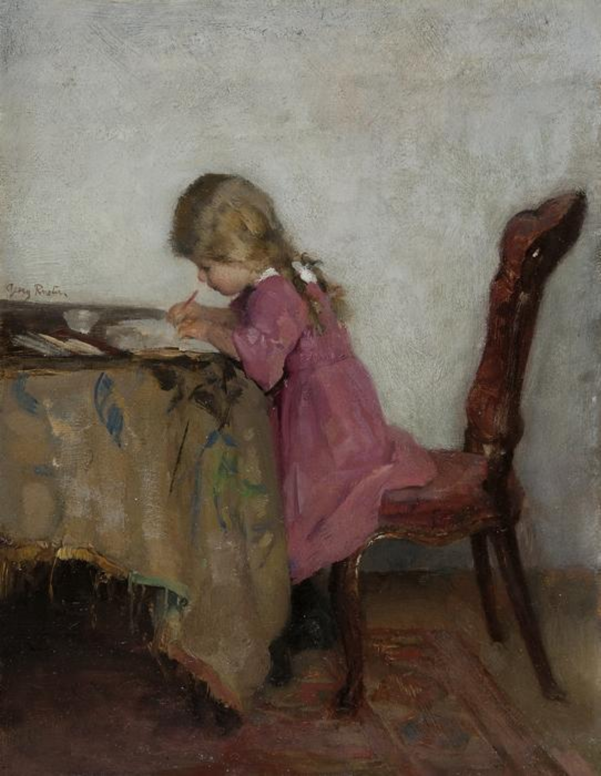Georg Rueter: Het schrijfstertje
