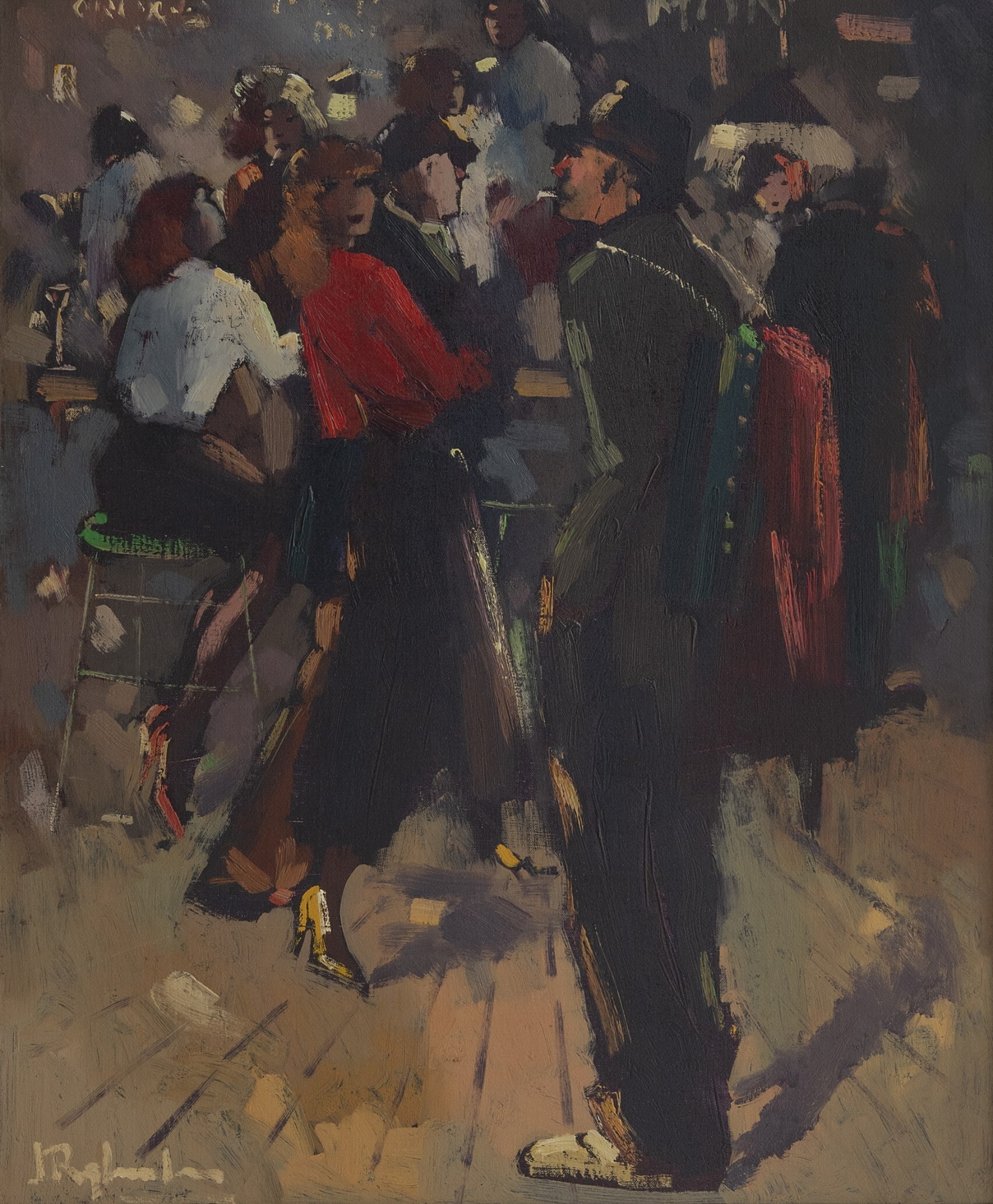 Jan Rijlaarsdam: Caféscène