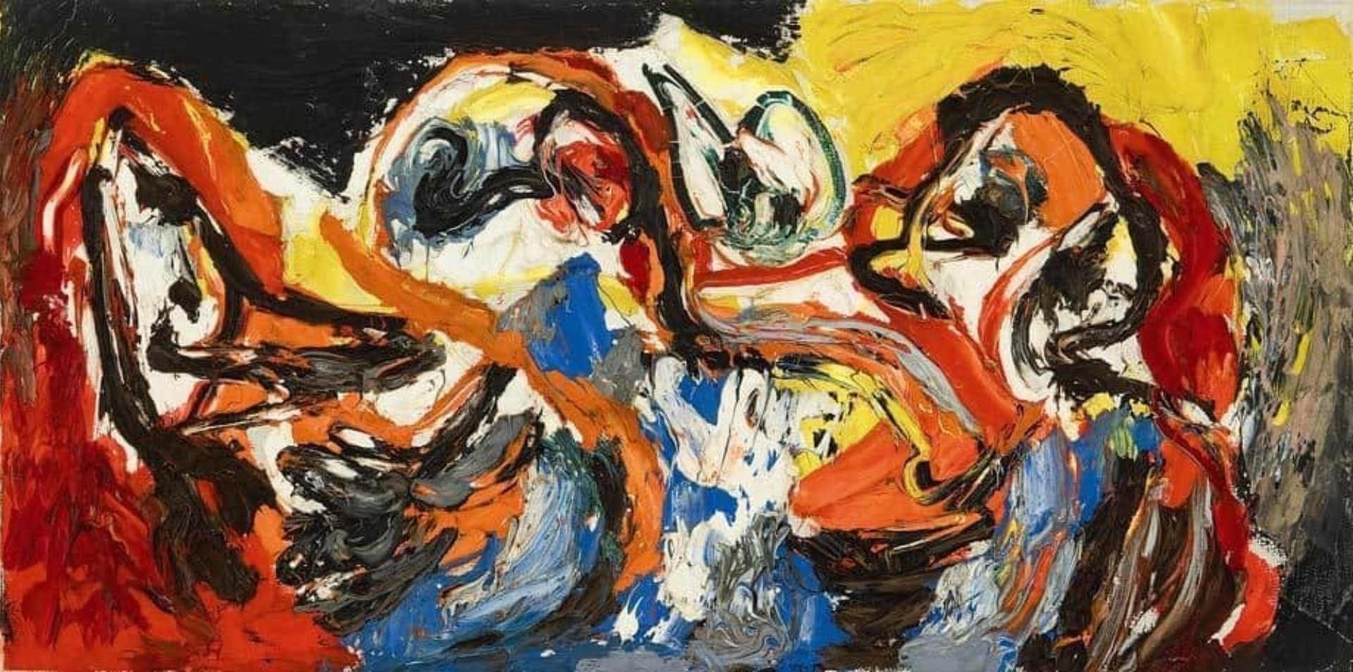 Karel Appel: Têtes dans espace