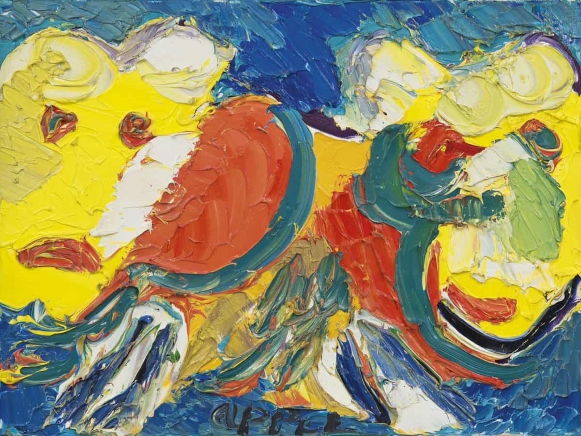 Karel Appel: Twee figuren