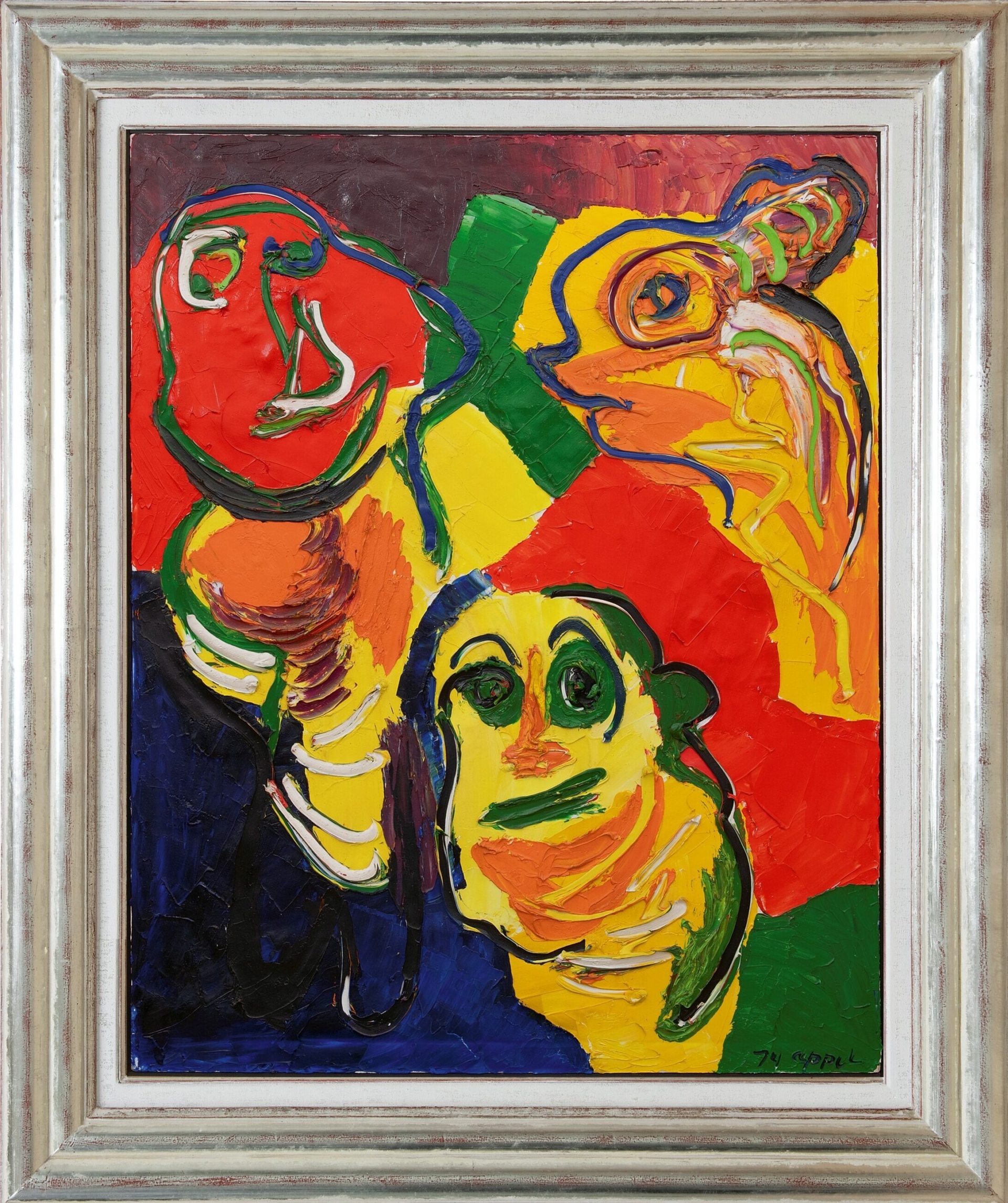 Karel Appel: Figuren (in lijst)