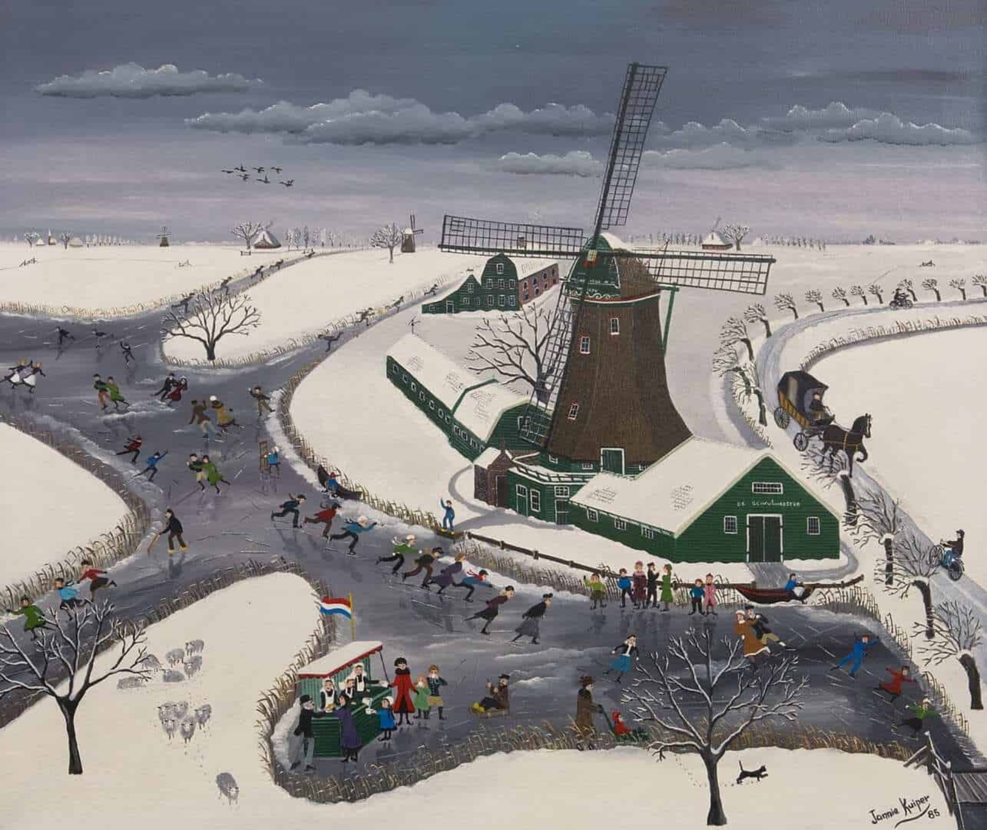 Jannie Kuiper: Winter in Nieuwe Niedorp