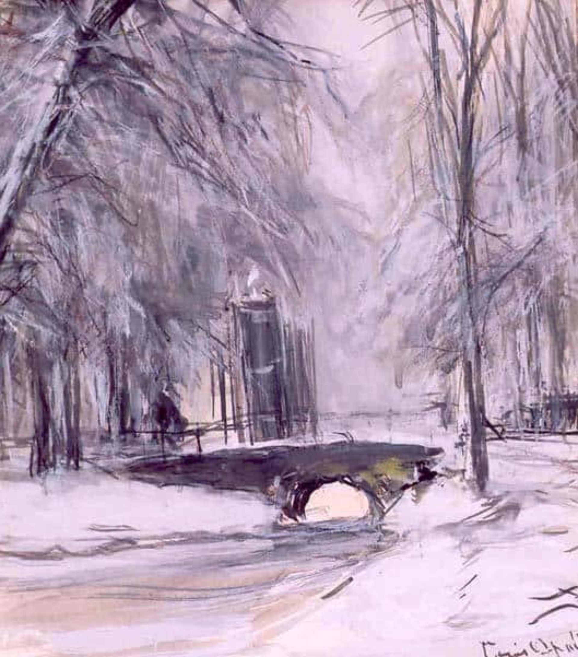 Louis Apol: Winterlandschap