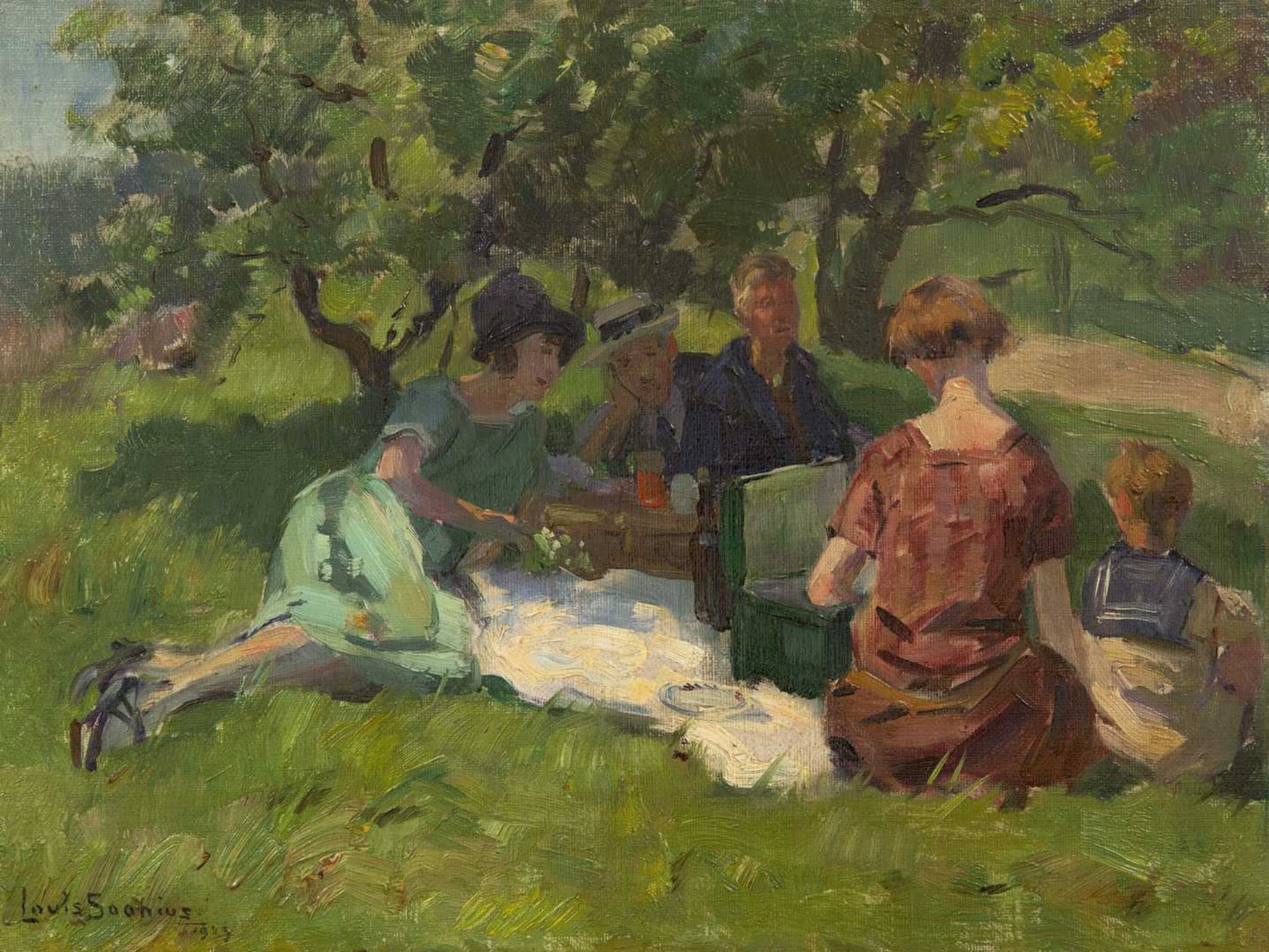 Louis Soonius: Picknicken in het park