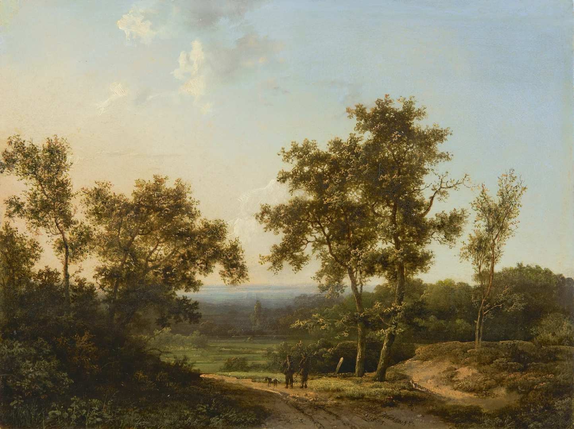 Marinus Adrianus Koekkoek (I): Jagers in het veld