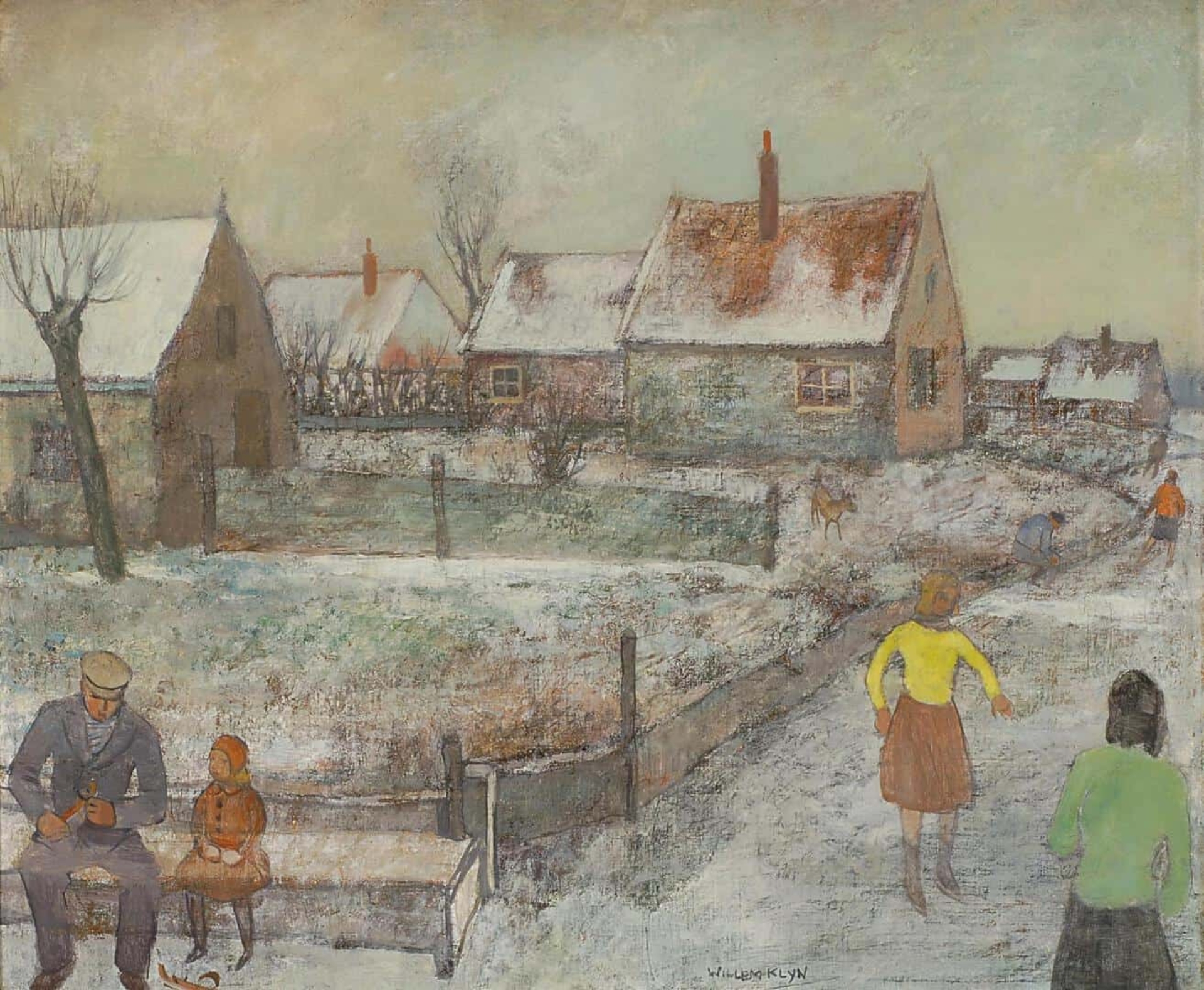 Willem Klijn: Schaatsvertier