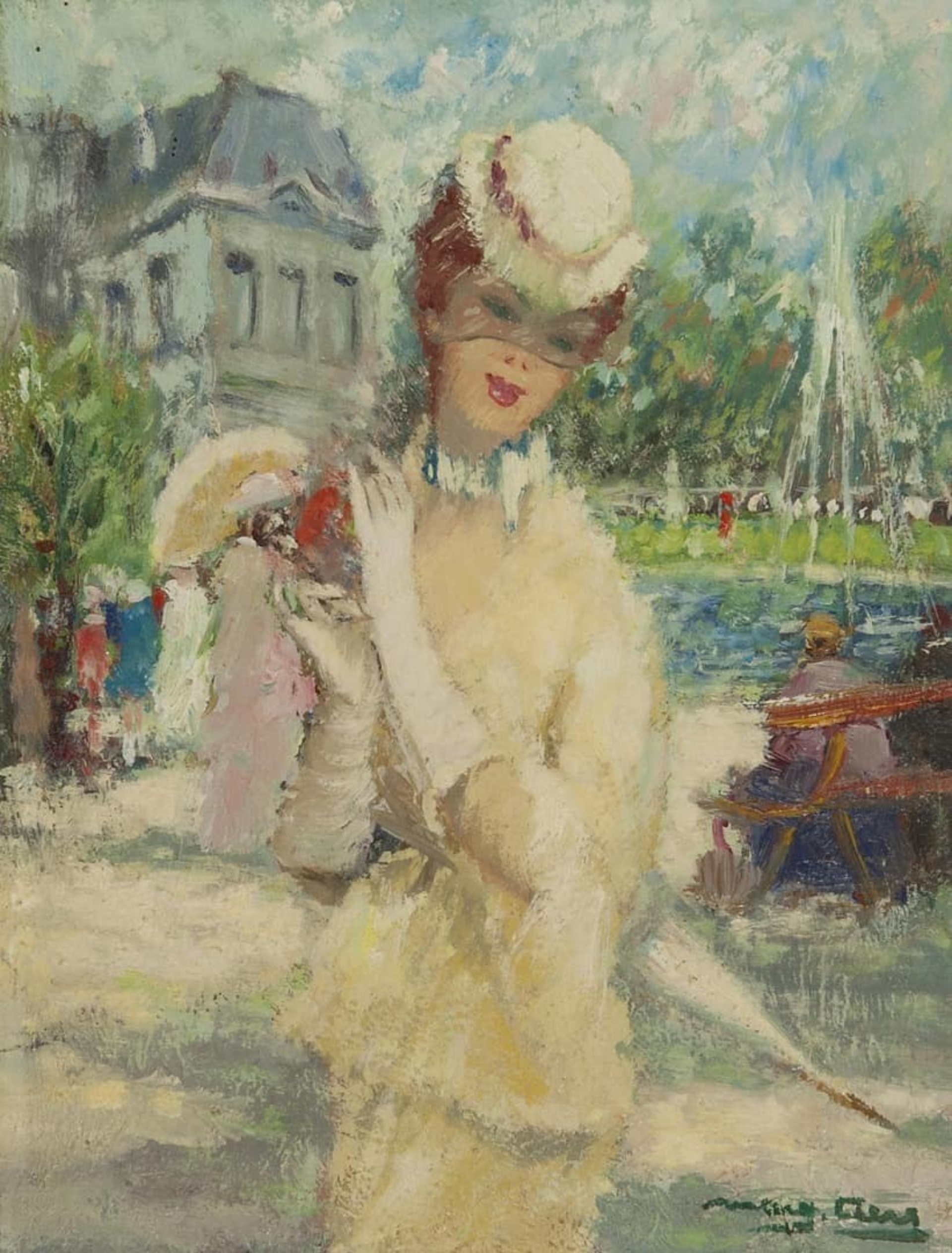 Marguerite Aers: Zomerdag in het park