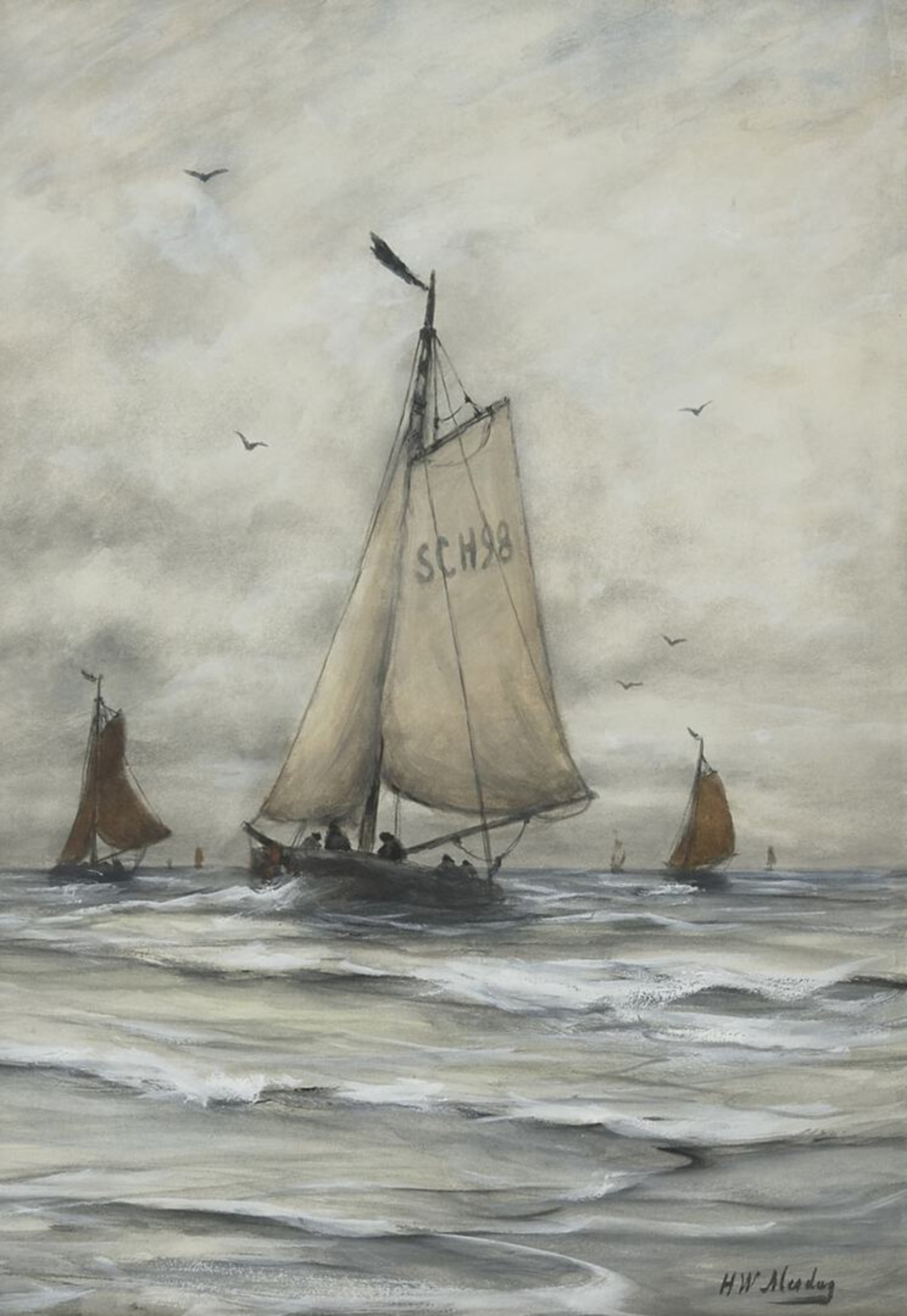 Hendrik Willem Mesdag: De Scheveningen 98