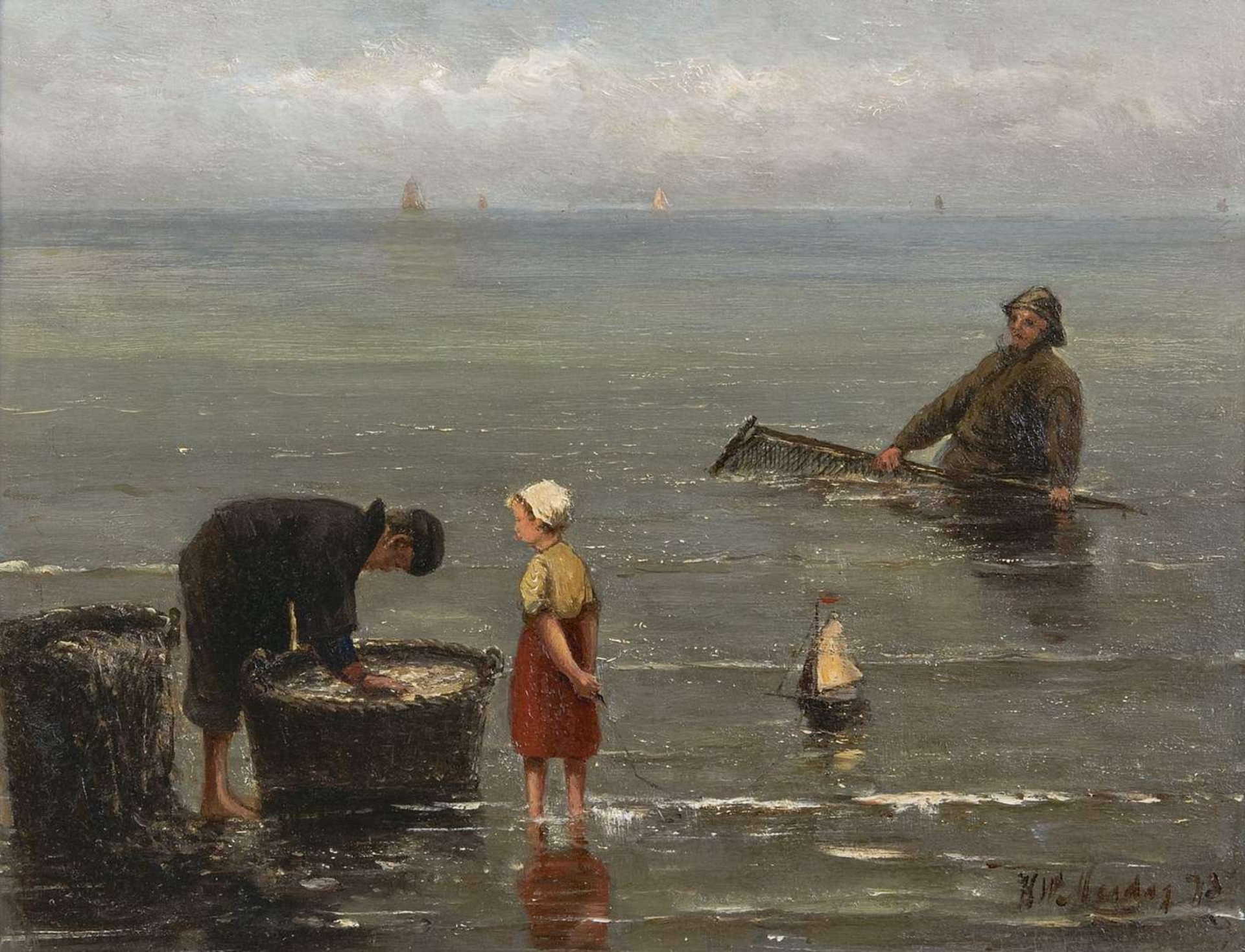 Hendrik Willem Mesdag: De garnalenvisser