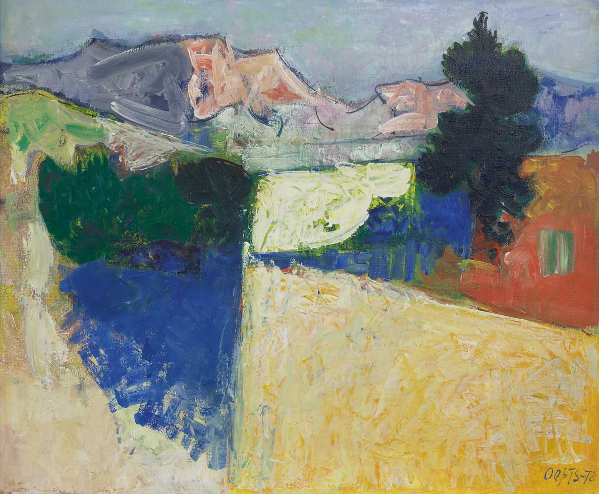 Wim Oepts: Landschap in de Provence