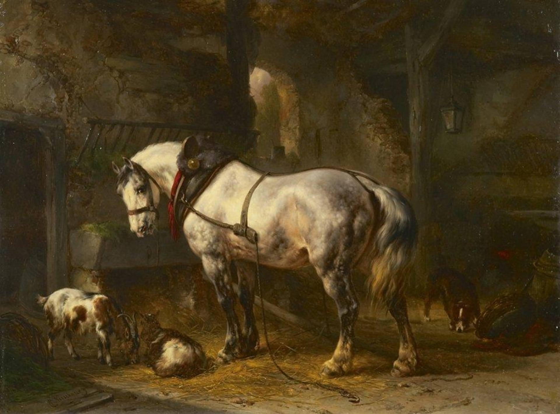 Wouterus Verschuur: Schimmel in een stal