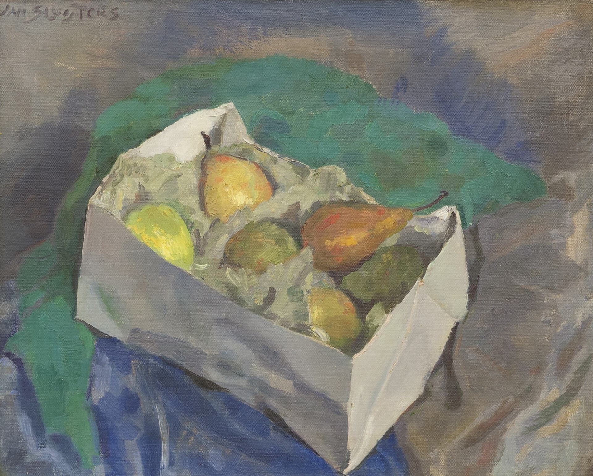 Jan Sluijters: Stilleven met fruit