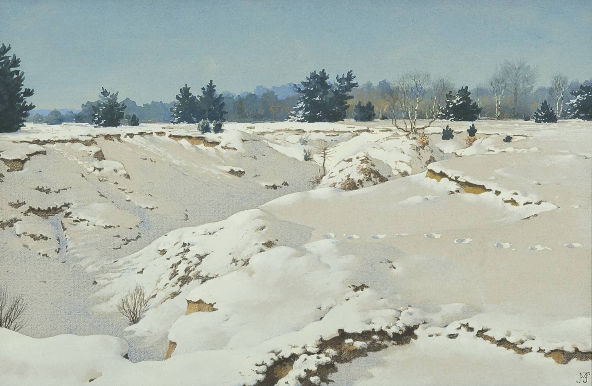 Jan Voerman jr.: Winterlandschap