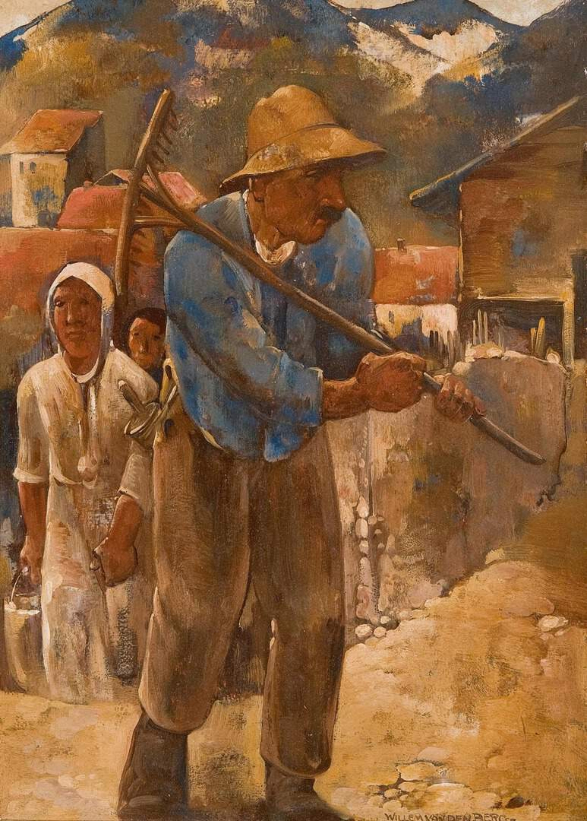 Willem van den Berg: Farmer in Scharans