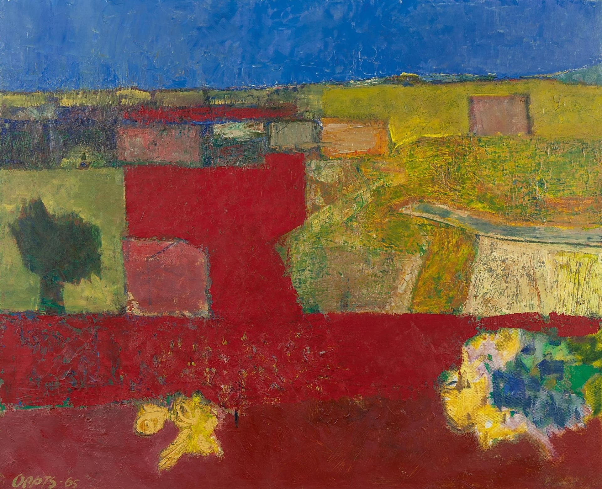 Wim Oepts: Zuid-Frans landschap