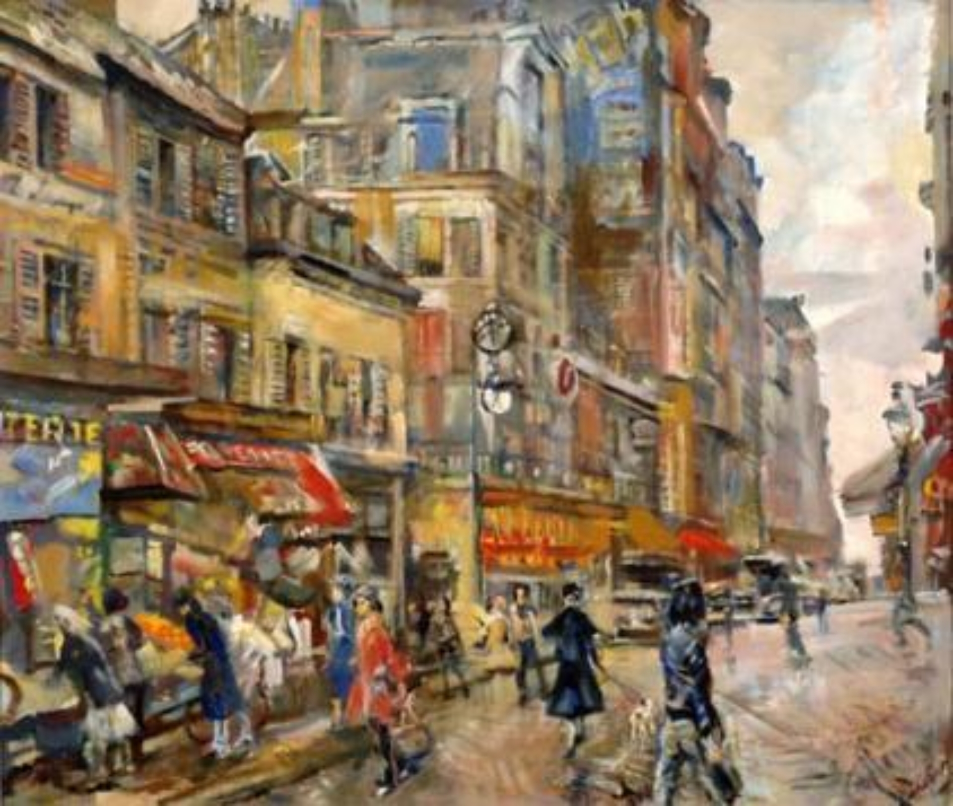 Erasmus Bernhard Van Dulmen Krumpelman: Op Place des Abesses, Montmartre te Parijs